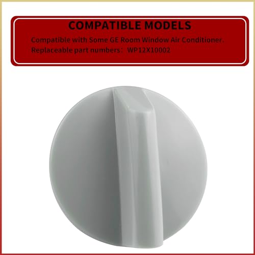 2 Pack GE Compatible Air Conditioner Control Knobs WP12X10002 Replacement Parts