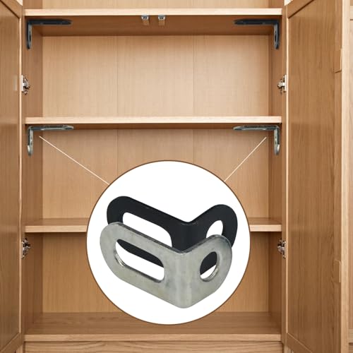 5 Stainless Steel L Brackets 18x20x31mm for Furniture & Shelves