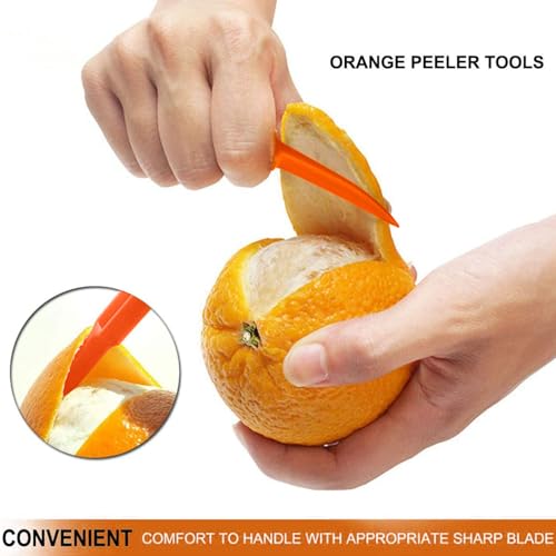 Citrus Peeler Tool - Plastic Orange & Lemon Peel Cutter