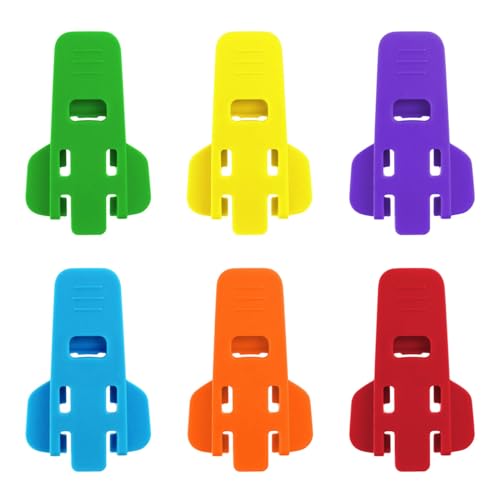 6 Pack Manual Can Opener Set - Easy Grip Soda & Beverage Tab Covers