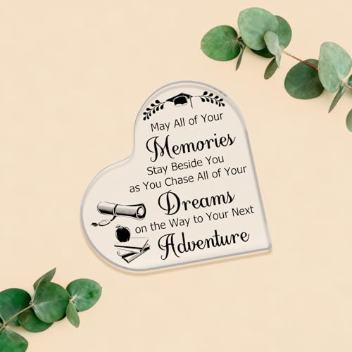 Inspirational Graduation Acrylic Sign - Funny Gift for Him/Her