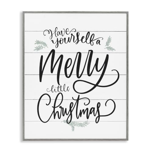 Christmas Framed Giclée Wall Art - 11x14 Rustic Holiday Decor