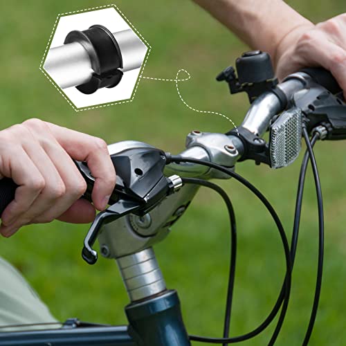 12 Pcs Bicycle Handlebar Shim Rubber Gasket 22.2/25.4 mm to 31.8 mm Bike Handlebar Shim Spacer Reliable Lightweight Non Slip Handle Grip Adapter Stem Reducer