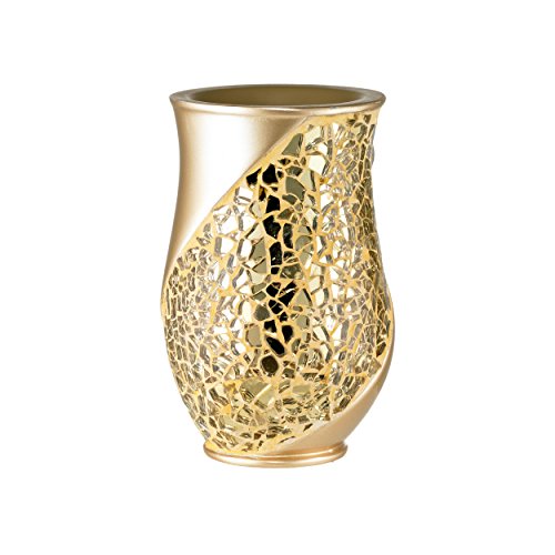 Champagne Sinatra Bathroom Tumbler - 6"W x 3"L (Pack of 1)