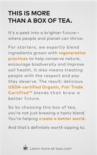 TAZO Regenerative Organic Chai Black Tea Bags, 16 Count (Pack of 2)