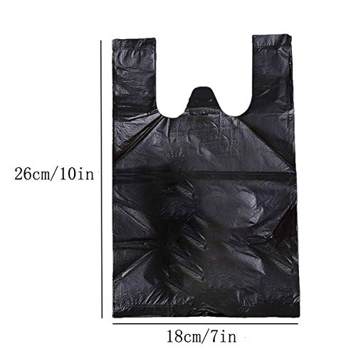 Greeney 300 Pcs Small Black Sanitary Napkin Disposal Bags with Handles, Feminine Hygiene Waste Bags