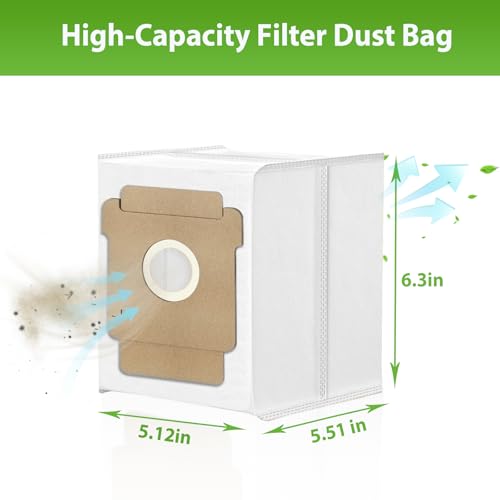 KGC 10-Pack Eco-Friendly Dust Bags for Roomba 405 | 2.8L Capacity, Leak-Proof Filtration
