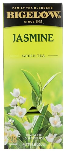 Bigelow Green Tea with Jasmine, 28 Individually Wrapped Tea Bags