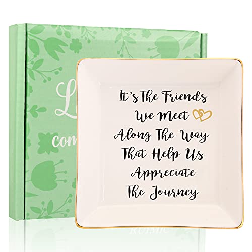 Ceramic Ring Trinket Dish - Long Distance Friendship Gift