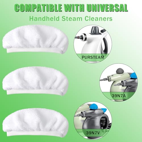 8-Pack Microfiber Steam Mop Pads for Bissell & PurSteam Cleaners