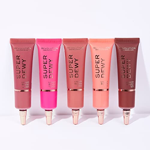 Revolution Superdewy Liquid Blush - You Got Me Blushing 0.5 fl oz