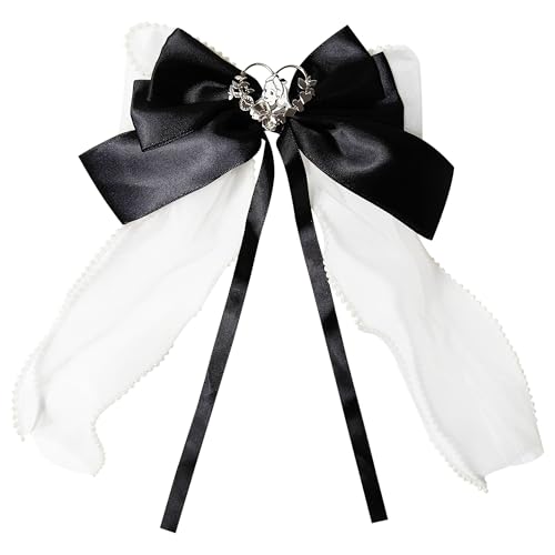 LUV HER Alice in Wonderland Hair Bow with French Clip for Girls