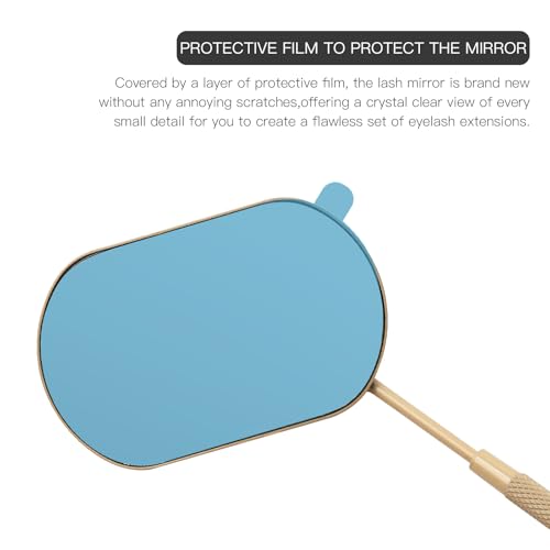 Pretty Memory Large Lash Mirror for Eyelash Extensions - Skin Color