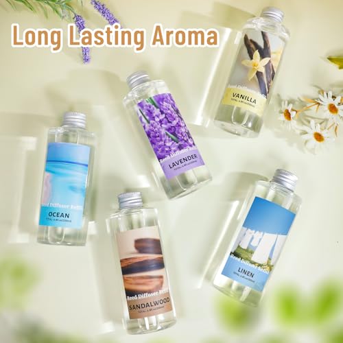 Lavender Reed Diffuser Oil Refill 200ML - Natural Scent for Home & Spa