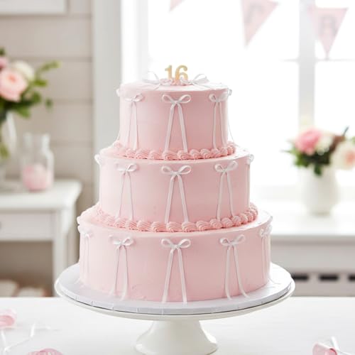 20 PCS White Bow Cupcake Toppers - Elegant Satin Ribbon Bows