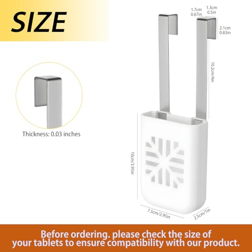 Toilet Tank Tablet Holder - White 1PCS | Hanging Cleaner & Deodorizer