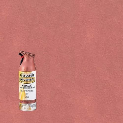 Rust-Oleum Universal Metallic Spray Paint, Desert Rose Gold - 11 oz