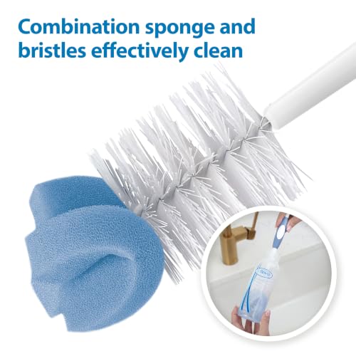 Dr. Brown's Blue Baby Bottle Brush - 1 Pack, Nipple & Bottle Cleaner