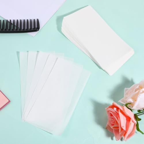Disposable Hair Perm Papers 100pcs End Papers for Salon Curling (15x7.5cm)
