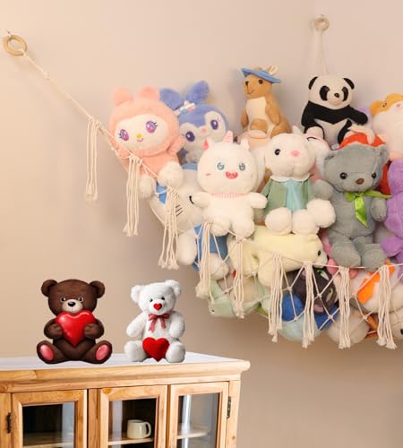 Large Handmade Cotton Stuffed Animal Storage Hammock C