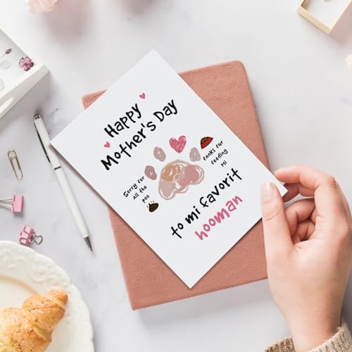 Funny Mother's Day Card for Dog Mom - Cute & Heartfelt