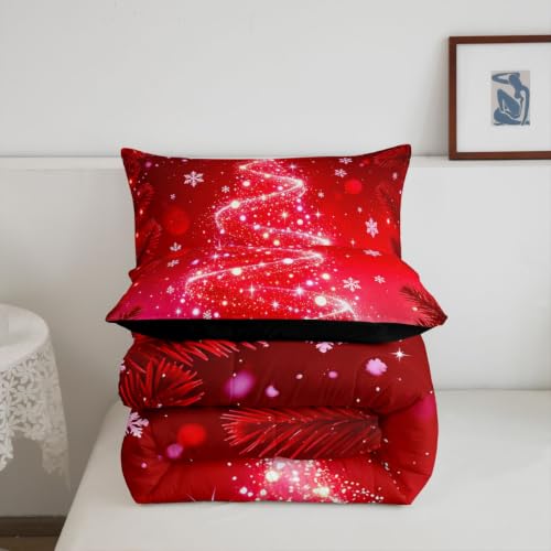 Kids Christmas Tree Comforter Set Full Size - Multi 8038 - Feelyou