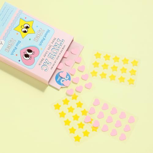 Ariul True AC Hydrocolloid Pimple Patches Star & Heart Blemish Spot Cover