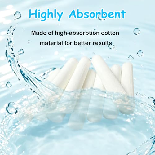 30-Pack Cotton Replacement Wicks for Shark ChillPill Personal Cooling Fan