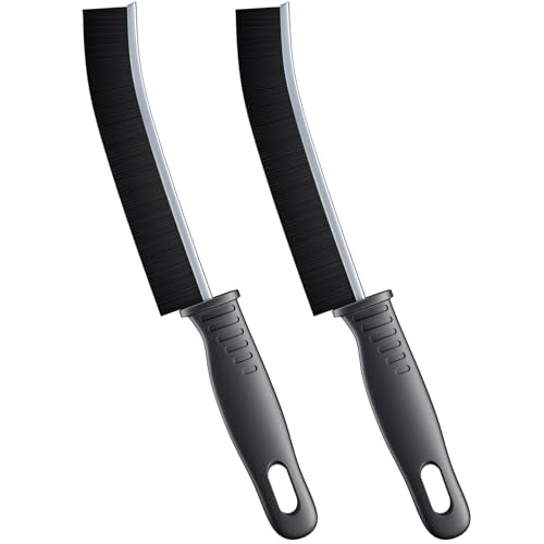 Stiff Bristle Detail Cleaning Brushes - Set of 2 for Tight Spaces