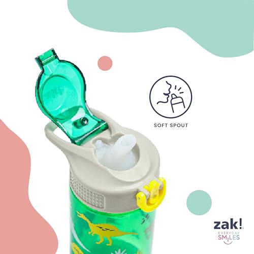 Zak Designs Winnie the Pooh 16oz Kids Water Bottle - Leak-Proof, BPA Free, Dishwasher Safe