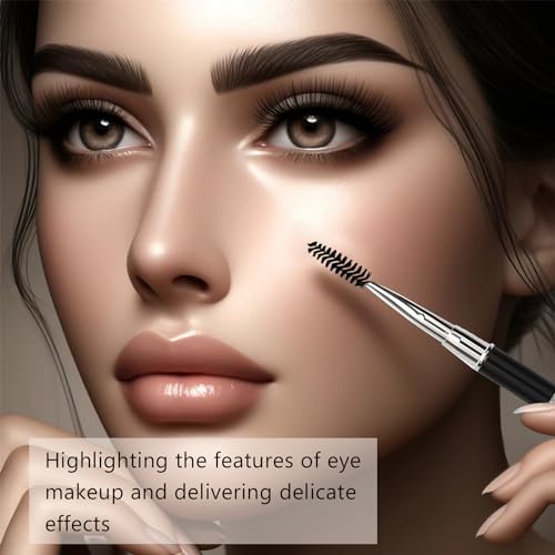 Kootinn 3-Piece Reusable Mascara Spoolies & Brow Brushes with Protective Caps