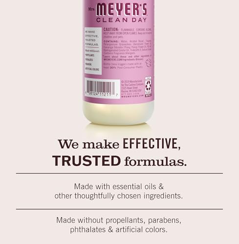Mrs. Meyer's Clean Day Room Spray, Peony Scent - 8 Fl Oz (3 Pack)