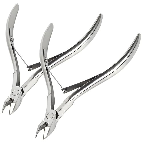Kootinn 2-Pack Stainless Steel Cuticle Trimmer Professional Nippers