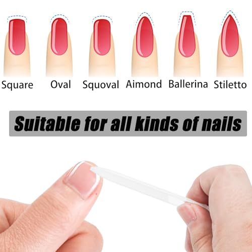 Pine & Linen 8-Piece Nano Glass Nail Files & Buffers Set