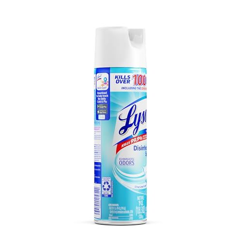 Lysol Disinfectant Spray, Crisp Linen Scent, 57 Ounce Bottle