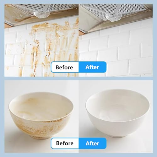 30PCS Melamine Cleaning Sponge Sheets for Kitchen & Bathroom