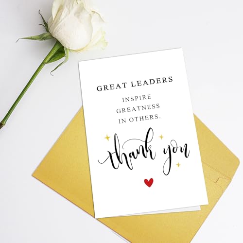 Supoeguk Leader Thank You Card for Boss & Manager - Variation #5, Appreciation Gift