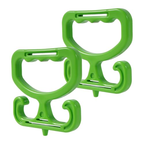 Heavy Duty Grocery Bag Carrier - 2-Pack with Comfortable Grip