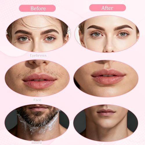 Dermaplane Razors for Face 6pcs - Stainless Steel Eyebrow & Peach Fuzz Removal