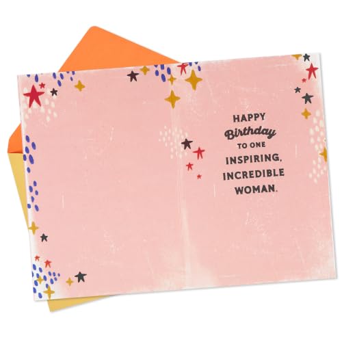 Hallmark Birthday Card for Her - Beautiful, Badass and Brave Design