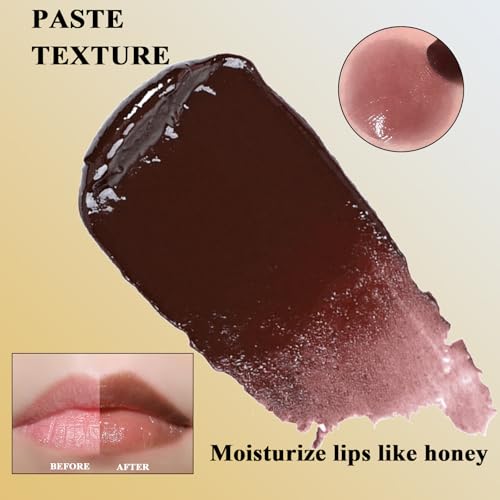 SHEEYOON Honey Tinted Lip Balm - Hydrating Sheer Lipstick with Glossy Finish