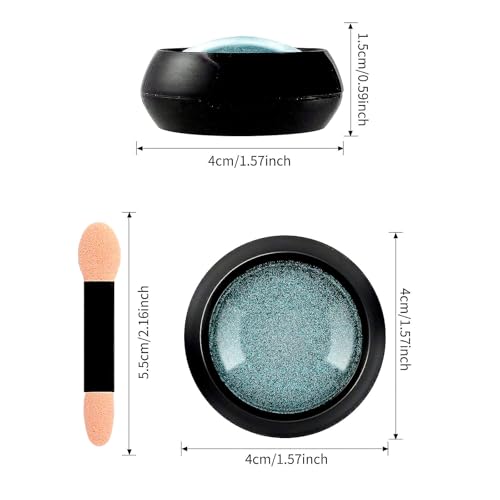 IMGDD Green Metallic Mirror Chrome Nail Powder for Gel Nails