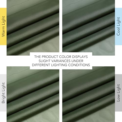 NICETOWN Forest Green Sheer Curtains 54"x84" - 2 Panels