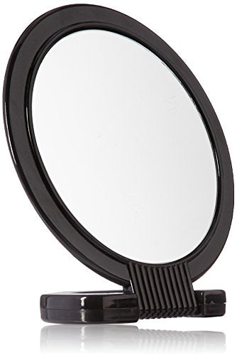 2-Sided Makeup Mirror with Handle, 1X/3X Magnification