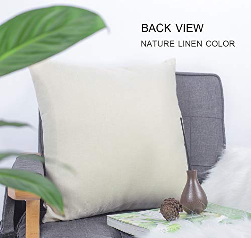 Just One More Chapter Throw Pillow Cover - 18x18 Inch Linen