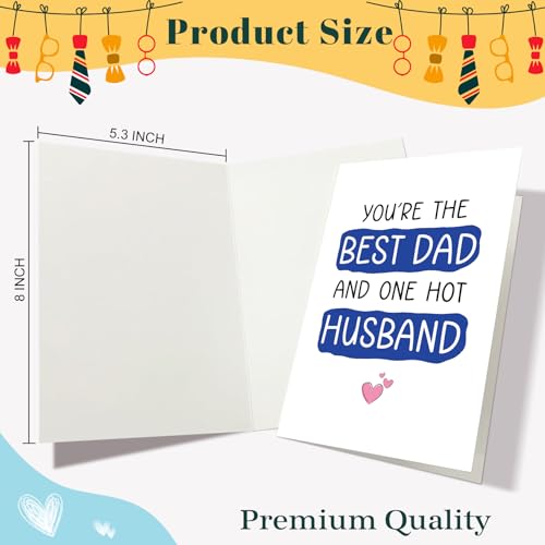 Funny Husband Birthday & Father's Day Card - Blank Inside