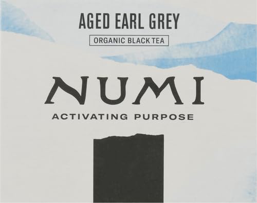Numi Organic Earl Grey Black Tea Bags - Bergamot, 18 Ct (Pack of 2)