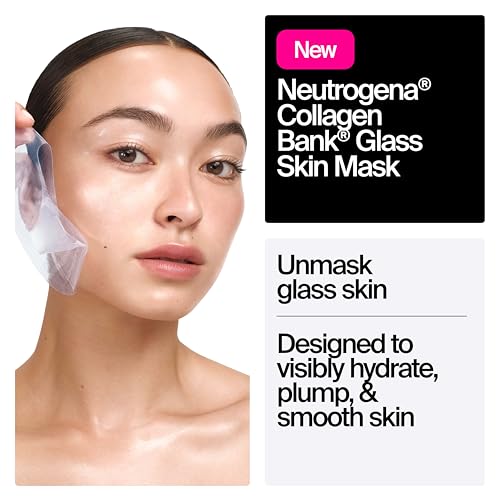Neutrogena Collagen Bank Glass Skin Hydrogel Face Mask 1 Ct