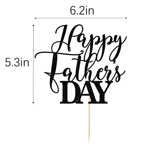 Happy Father's Day Cake Topper - Dad Birthday Decoration