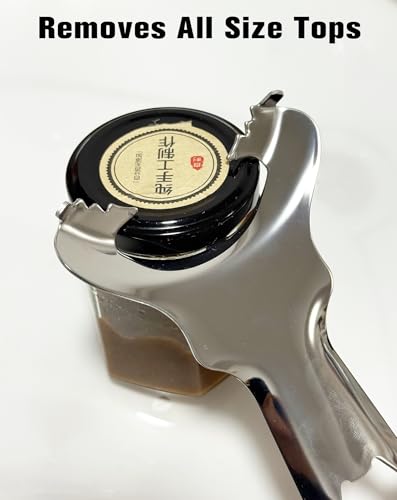 Stainless Steel Mason Jar Opener - Easy Twist Tool for Canning